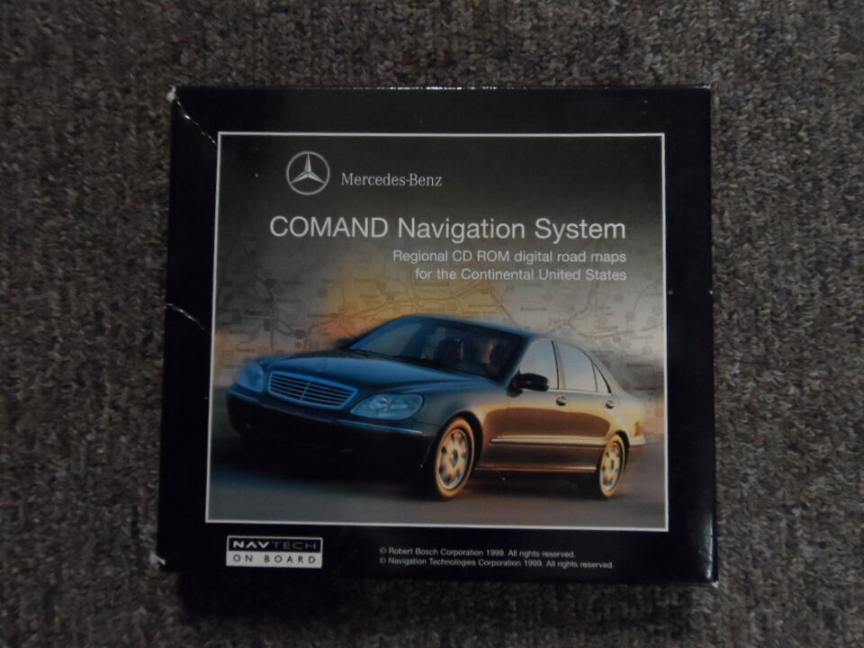 2000 Mercedes Benz COMAND NAV System New England Digital Road Map CD#7 w... - $16.07