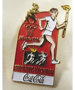 Atlanta 1996 Olympics Games Torch Relay Runner Coca Cola Sponsor Logo Ta... - £9.49 GBP