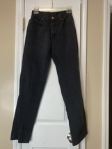 Vtg Rough Rider Women Jeans Circle T Sz 3 USA Black 1980s 100% Cotton 35869 - $65.41