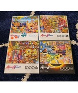 Aimee Stewarr 1000 Piece Puzzle Lot Eclipse Theater Naturalist New Lot Of 4 - $67.63 CAD