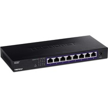 TRENDnet 8-Port Unmanaged 2.5G Switch, 8 x 2.5GBASE-T Ports, 40Gbps Swit... - $296.99