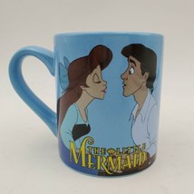 The Little Mermaid Coffee Mug 14 Oz Ceramic Ariel and Prince Eric Blue Disney - £26.07 GBP