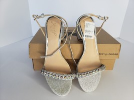 New Jewel Badgley Mischka Women&#39;s Ornamented Sandal Heeled - £39.47 GBP
