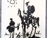 Vintage Pablo Picasso “don Quixote” Signed In Plate Lithograph - $177.21