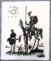Vintage Pablo Picasso “don Quixote” Signed In Plate Lithograph - £139.39 GBP