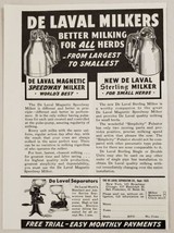 1941 Print Ad De Laval Milkers Speedway &amp; Sterling &amp; Separators New York,NY - £7.82 GBP