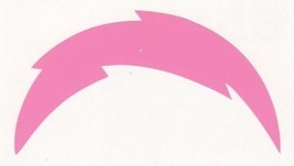Pink San Diego Chargers helmet car window RTIC decal sticker up to 12 in... - $3.46+