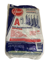 Hoover Type A Filter Vacuum Bags Fits Upright Cleaners New 3 Sacs pk Genuine - £6.96 GBP
