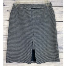 Kate Spade Saturday Railroad Layover Cotton Skirt Womens 0 Blue Zip Line... - £21.18 GBP