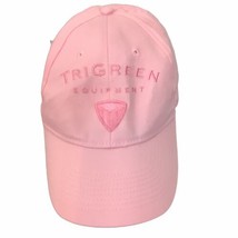Trigreen Equipment Pink Embroidered Adjustable Baseball Hat Ball Cap Tractors  - £13.28 GBP