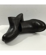 Born &quot;Lella&quot; Women&#39;s Dark Brown Leather Clogs Mules Slip On (8M / 39) - £68.25 GBP