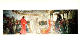 Art CARD-QUEST Of The Holy GRAIL-PANEL Iii -&quot;ROUND Table Of King Arthur&quot; Bka - £1.18 GBP