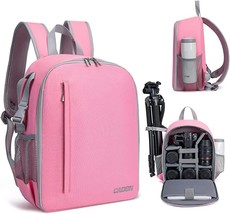 Caden Camera Backpack Bag Professional For Dslr/Slr Mirrorless Camera, Pink). - £44.79 GBP