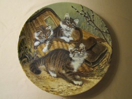 Gone Fishing: Maine Coons Cat Collector Plate Amy Brackenbury Cat Tales - £23.53 GBP