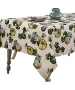 Colordrift Tablecloth Pumpkin Shadow Neutral Classic Fall Thanksgiving 6... - $436.30 MXN