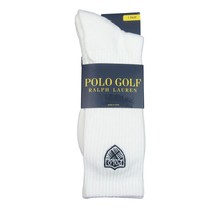 Polo Ralph Lauren Golf Crew Socks Mens Size 6-13 White (1 PAIR) NEW - $11.95