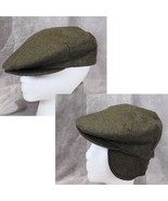 Newsboy Cabbie Cap Lake Of The Isles Fine Headwear Large Genuine Fur Ear... - $48.65 CAD