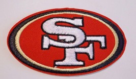 San Francisco 49ers Embroidered Applique PATCH~3 1/4&quot; x 1 7/8&quot;~Iron or Sew On~ - £3.42 GBP