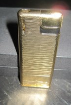 GS KING Electronic GOLD Tone Engravable Automatic Gas Butane Torch Lighter - £9.46 GBP