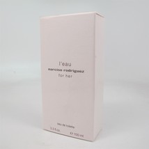 L&#39;EAU by Narciso Rodriguez 100 ml/ 3.3 oz Eau de Toilette Spray NIB - £87.04 GBP