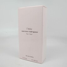 L&#39;EAU by Narciso Rodriguez 100 ml/ 3.3 oz Eau de Toilette Spray NIB - £85.04 GBP