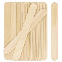 8&#39;&#39; Jumbo Craft Sticks, 60Pcs Extra Large Natural Premium Wood, Ice Crea... - £12.48 GBP