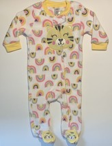 Stylish Baby&#39;s Tiger Fleece Sleep &#39;N Play Footed PJs Rainbow Jumpsuit Chk Sizes - £11.70 GBP