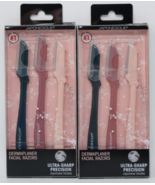 JAPONESQUE Dermaplaner Facial Razors Exfoliation &amp; Fine Hair Removal Lot... - $19.77