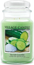 Sea Salt Cucumber, Large Glass Apothecary Jar Scented Candle, 21.25 Oz, ... - $943.67 MXN