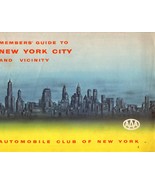 New York City And Vicinity Map- Automobile Club Of New York - 1950&#39;s - €4,22 EUR