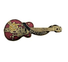 Hard Rock Cafe Barcelona Guitar Pin - $24.99