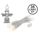 Clear 35 Light 17 Ft Long White Wire Mini Lights - $276.15 MXN