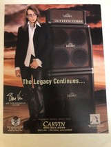 1994 Steve Vai Carvin Legacy Speakers Vintage Print Ad pa10 - $8.90