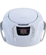 Portable Cd Boombox With Am/Fm Radio - White - $45.99