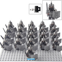 The lord of the rings dwarven warriors lego compatible minifigure bricks 21pcs wv8sr3 thumb200