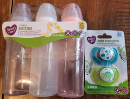 Parents Choice 0+ months Baby Bottle(3 pack) &amp; 6 + months Vent Pacifier(... - £7.77 GBP