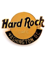 Hard Rock Cafe Washington DC Classic Logo Enamel Pin Collectible VTG - $17.64 CAD