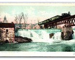 Ponte Sopra Centro Rutland Falls Vermont VT Detroit Publishing DB Cartol... - $5.08