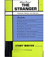 The Stranger By Albert Camus&#39; - Study Master Publications - $4.90