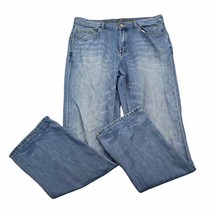 Tommy Bahama Pants Mens 38 Blue Straight Mid Rise Pocket Button Zip Denim Jeans - £23.69 GBP