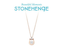 Stone Hedge 14K Dancing Stone Stella Necklace N0110 Korean Jewelry - £376.42 GBP