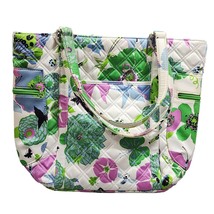 Vera Bradley Alicia Butterfly Quilted Magnetic Snap Shoulder Tote Shoppi... - $297.53 MXN