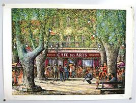 Valdi - El Café De Arts – Original Firmado &amp; Numeradas Litografía – Mourlot - £174.25 GBP