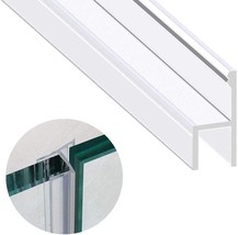 Zengest Glass Door Seal Strip, 120 Inch Soft Shower Door Sweep To Stop Leaks, - £28.73 GBP