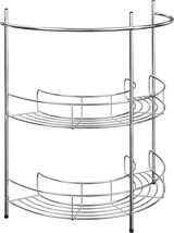 Pedestal Sink Organizer - Compact Under The Sink Rack With 2 Storage She... - $39.96