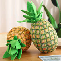 Simulation Fruit Pineapple Plush Toy Stuffed Soft Lifelike Plant Pineapp... - £7.39 GBP+