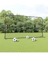  Football Rebounder Net Black 144.1&quot;x35.4&quot;x72&quot; HDPE - $150.49