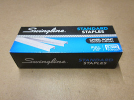 Swingline Standard Staples 1/4&quot; Length 210 Per Strip 5,000 Count - £5.26 GBP