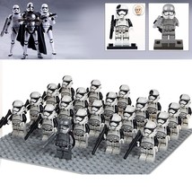 21pcs/lot Star wars Captain Phasma Leader Stormtroopers Army Minifigures - £26.36 GBP