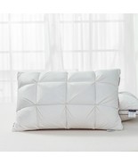 Luxurious White Goose Down Pillow - Hypoallergenic &amp; Plush Fluffy soft P... - £59.45 GBP+